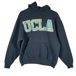 Vintage UCLA Gold Standard Hoodie Size L Black University Bruins Sweatshirt